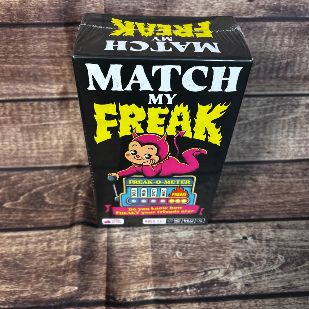 Match My Freak Adult Party Card Game New Sealed 17+ 2-8 Players